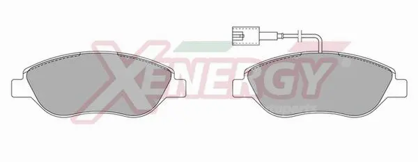 Brake Pad Set, disc brake (X40791)