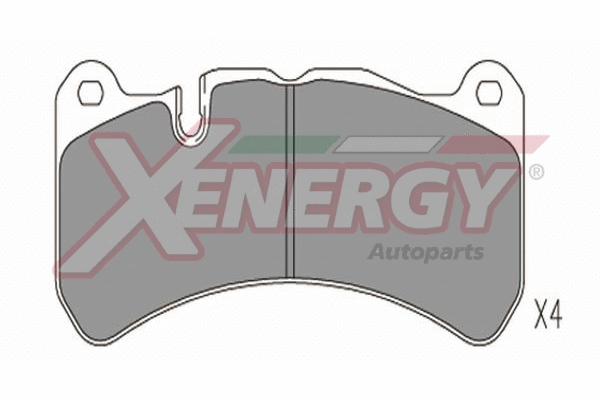Brake Pad Set, disc brake (X41320)