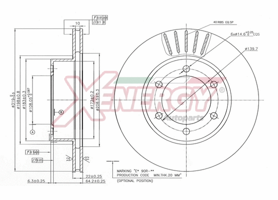 Brake Disc (X602847)