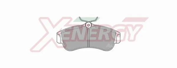 Brake Pad Set, disc brake (X40427)