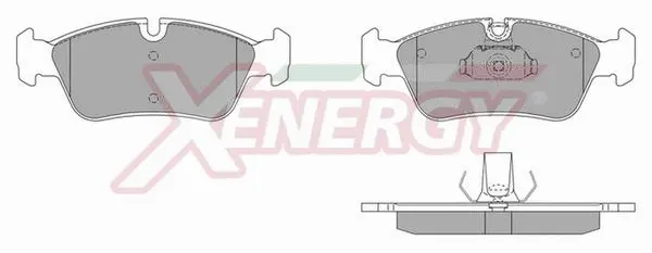 Brake Pad Set, disc brake (X40393)