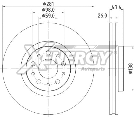 Brake Disc (X602925)