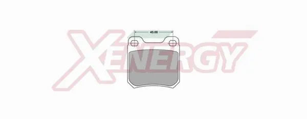 Brake Pad Set, disc brake (X40368)