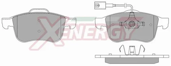 Brake Pad Set, disc brake (X40976)