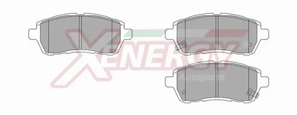 Brake Pad Set, disc brake (X40969)