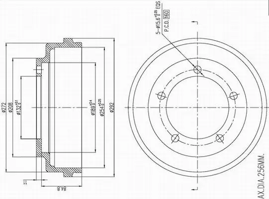 Brake Drum (X654314)