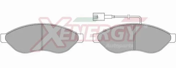 Brake Pad Set, disc brake (X40978)