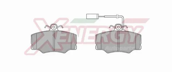Brake Pad Set, disc brake (X40415)
