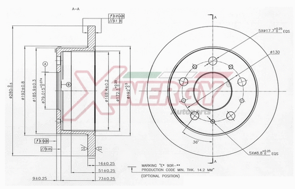 Brake Disc (X601521)