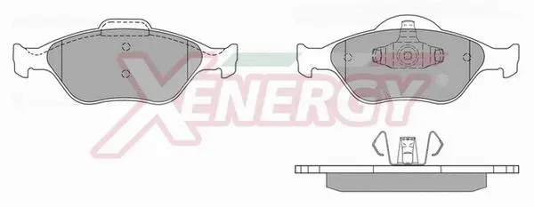 Brake Pad Set, disc brake (X40740)