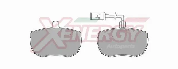 Brake Pad Set, disc brake (X40260)