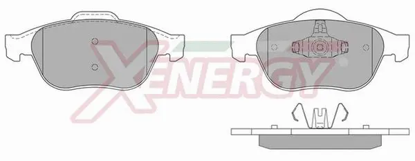 Brake Pad Set, disc brake (X40819)