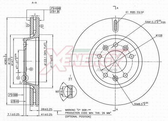 Brake Disc (X602279)