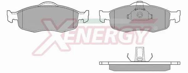 Brake Pad Set, disc brake (X40515)
