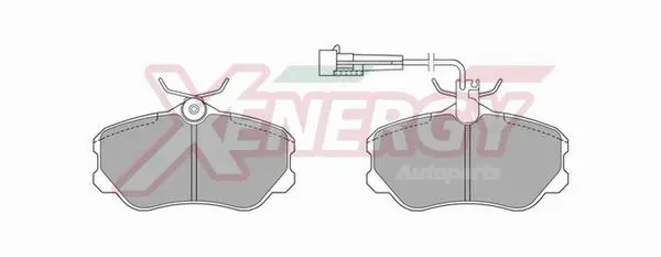 Brake Pad Set, disc brake (X40298)