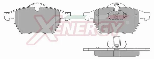 Brake Pad Set, disc brake (X40601)