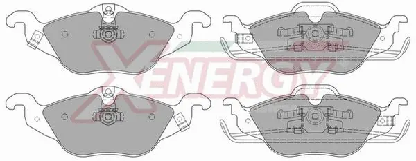 Brake Pad Set, disc brake (X40673)