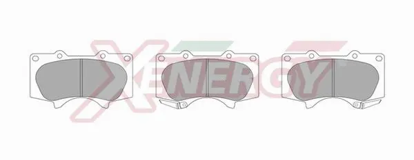 Brake Pad Set, disc brake (X40940)
