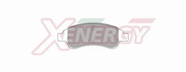 Brake Pad Set, disc brake (X40782)