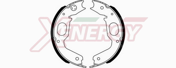 Brake Shoe Set, parking brake (X50529)