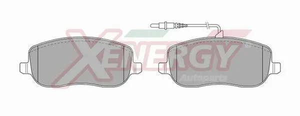 Brake Pad Set, disc brake (X40835)