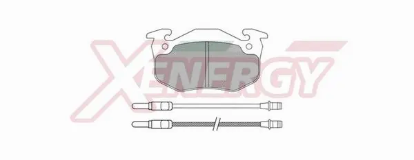 Brake Pad Set, disc brake (X40134)