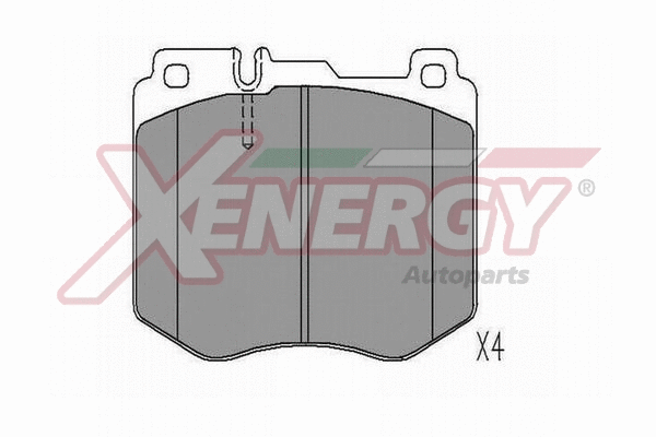 Brake Pad Set, disc brake (X41341)