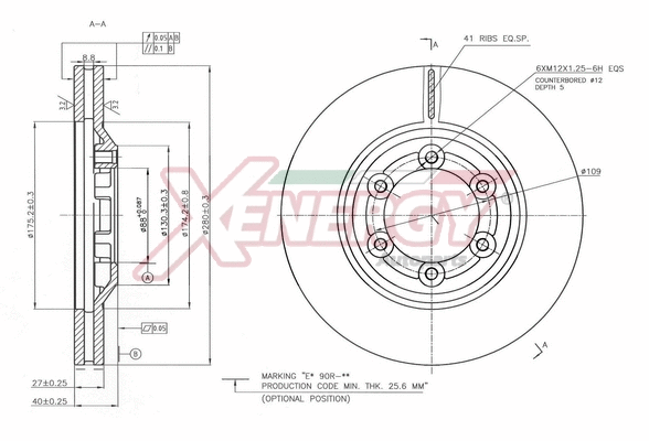 Brake Disc (X602879)