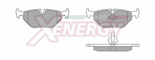Brake Pad Set, disc brake (X40387)