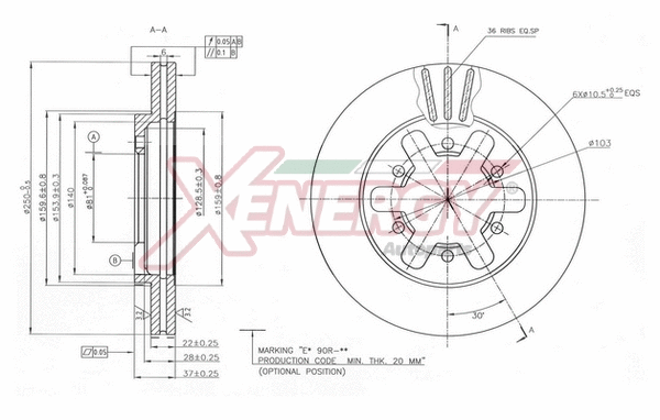 Brake Disc (X602844)