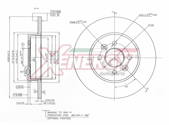 Brake Disc (X601526)
