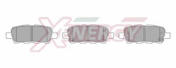 Brake Pad Set, disc brake (X40986)