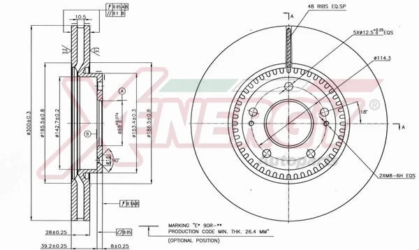 Brake Disc (X602609)