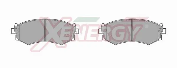 Brake Pad Set, disc brake (X40475)