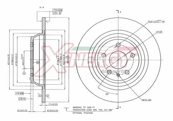 Brake Disc (X601508)