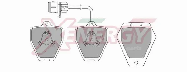 Brake Pad Set, disc brake (X40670)