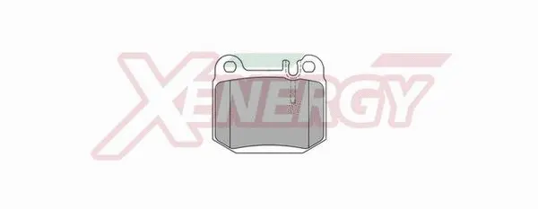 Brake Pad Set, disc brake (X40877)