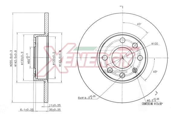 Brake Disc (X601486)
