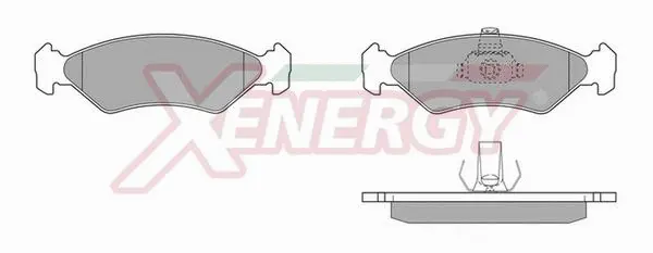 Brake Pad Set, disc brake (X40357)