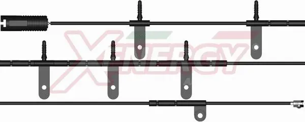 Warning Contact, brake pad wear (X70185)