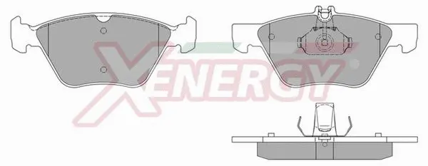Brake Pad Set, disc brake (X40639)