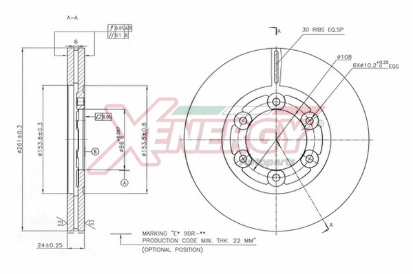 Brake Disc (X602880)