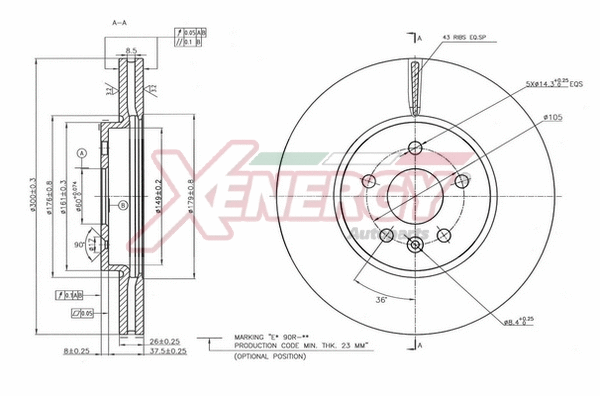 Brake Disc (X602788)