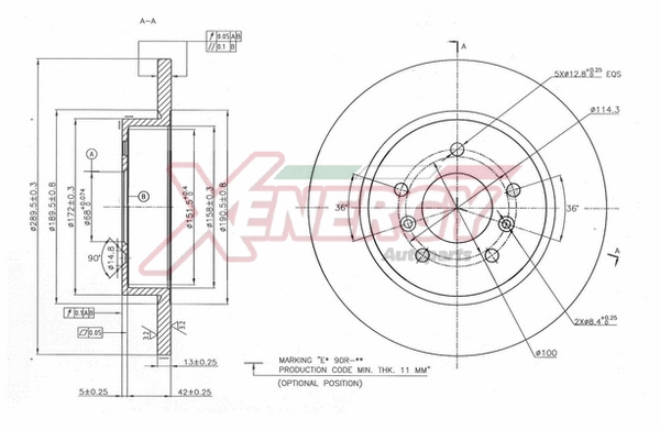 Brake Disc (X601506)