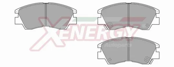 Brake Pad Set, disc brake (X40372)