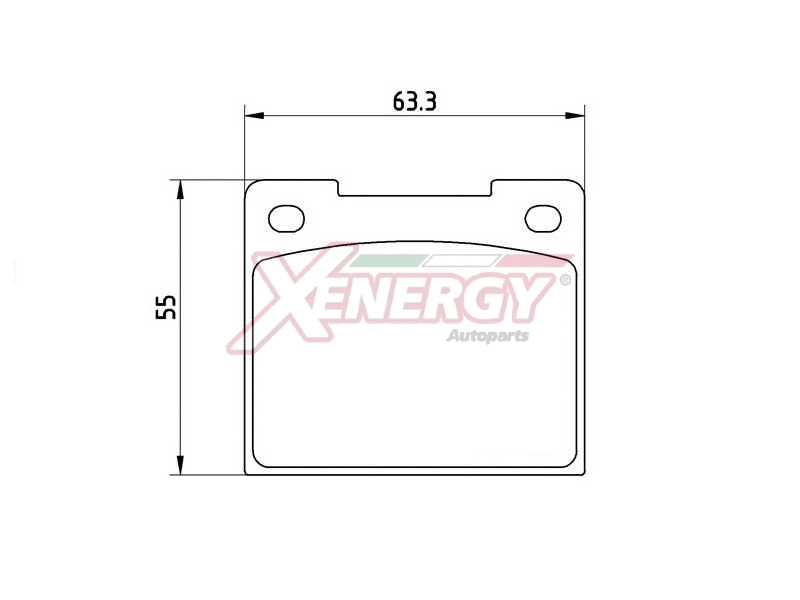 Brake Pad Set, disc brake (X41379)