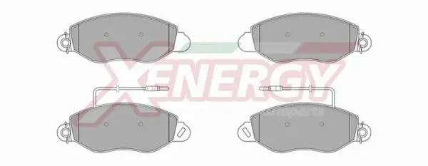 Brake Pad Set, disc brake (X40773)