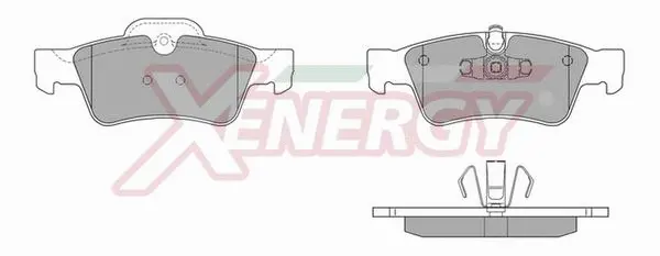 Brake Pad Set, disc brake (X40975)
