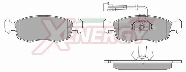 Brake Pad Set, disc brake (X40240)