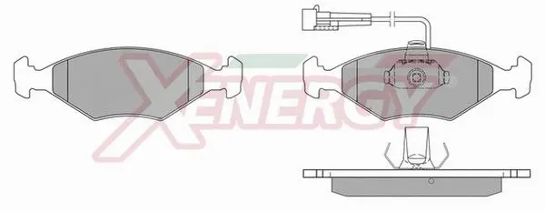 Brake Pad Set, disc brake (X40228)